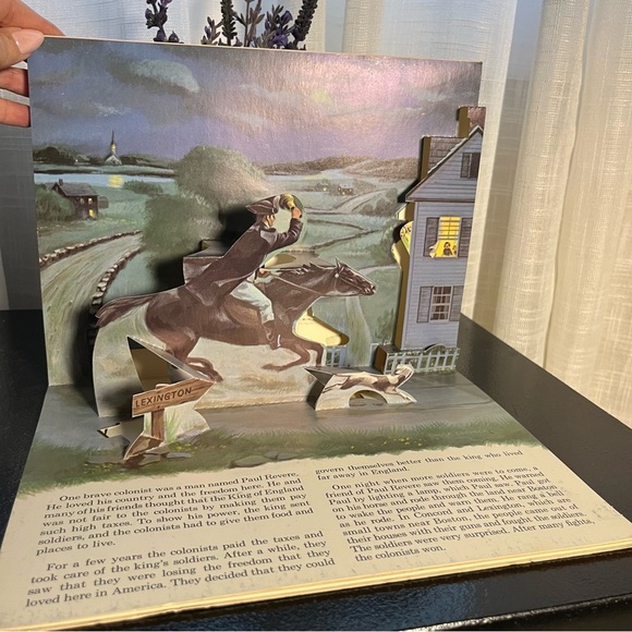 Vintage 1962 Wagner Living America The Declaration of Independence pop-up book - Picture 4 of 8